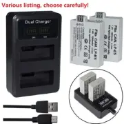 Battery or charger for Canon LP-E5 LC-E5 EOS 1000D, EOS 450D, 500D, EOS Kiss F
