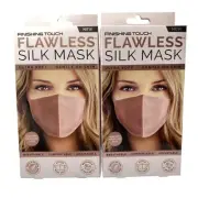 2 Finishing Touch Flawless Silk Face Mask Women’s Blush Gentle Breathable SILK
