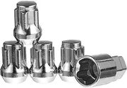Cabilock 4Pcs Theft Car Wheel Lug Nut with Sleeve Durable Wheel Lock Nuts for Wheels Polished Finish for Safe Use Replacement for Rusty Locking Nuts