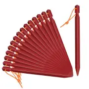 16 Pcs 7075 Aluminum Tent Pegs 7 Inch Metal Camping Spikes Tent Ground Pegs
