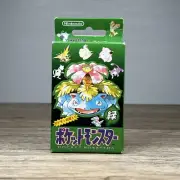 Pokemon Poker Playing Cards Deck green Venusaur Nintendo 1996 Japanese