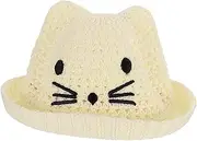 [DEARMAMY] Sun Hat for Kids Beach Hat Kids Bucket Hat Sunscreen Cap Lightweight Outdoor Hat Beige