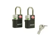 Korjo Duo Pack TSA & HMRC Compliant Travel Locks w/ Indicator TSA LL