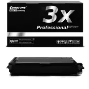 3x per Cartridge Black for Dell 3115-cn 3110-cn