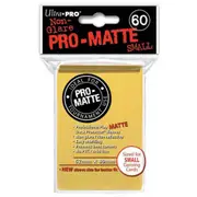 ULTRA PRO Deck Protector Sleeves Pro Matte Yellow Small 60ct 62 x 89 mm