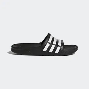 Adidas Duramo Slide K [G06799] 大童鞋 運動 涼鞋 拖鞋 休閒 舒適 輕量 黑 愛迪達