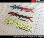 Reflective Cyberpunk 2077 Car JDM Computer Laptop Sticker