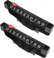 KITANDOVE 2pcs Box Air Hockey Accessories Super Tabletop Hockey Scorekeeper Tabletop Score Counters Table Balls Score Keepers Black Plastic