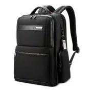 BOPAI Anti-Theft Smart Laptop Backpack & USB Charging Luxury Leather Business Bag B6611