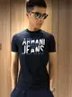 美國百分百【全新真品】Armani Jeans 短袖 AJ T恤 老鷹 logo T-shirt 深藍 J061