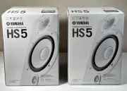 Yamaha HS5 White Powered Studio Monitor Speaker Pair - Brand New