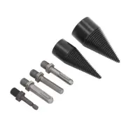 Heavy Duty Wood Splitter Drill Bit Set 32mm 42mm For Camping Tools 6 Pcs