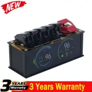Black USB Switch USB Hub Built-in RGB Light Support Bluetooth Retro Decoration