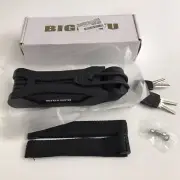 BIGLUFU Bike Lock Folding Locks with 4 Keys and Mounting Bracket