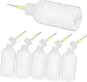 6 pcs Glue Applicator Bottles Precision Squeeze Bottles for DIY Crafts Glue Application Easy Control for Various Tasks