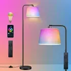 Floor Lamp, Standing Floor Lamp for Living Room with RGB LED Bulb, Smart APP ...