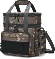 Tactical Lunch Box for Men, Insulated Bag Adult, Thermal Lunchbox Leakproof Wate