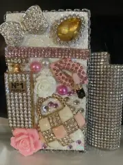 Glam Womens Cigarette pack holder. Cigarette Case, With Lighter