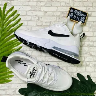 超熱銷【日本關西海外代購】Nike Air Max 270 React 黑勾 牛奶白 全白 白 CI3899-101