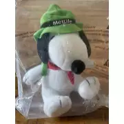 MetLife Snoopy Plush Hiker Camper Green Hat & Backpack 2016 SEALED