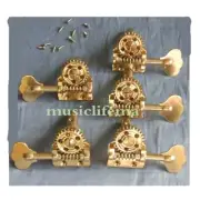 3/4 4/4 Upright Bass 5 String Turning Peg Winder Separate Copper 4 pcs Screws