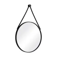 在飛比找樂天市場購物網優惠-御納 圓形鏡 化妝鏡 浴室鏡 鐵藝壁掛鏡 圓形鏡子 極簡金色