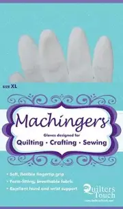 Machingers XL Gloves for Machine Quilters Quality Gloves From Quilters Touch