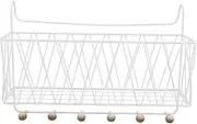 Alasum Bedside Hanging Organizer Shelf for Dorm Durable Iron Storage for Books Glasses and Phone Stylish Bunk Bed Caddy for Student Rooms