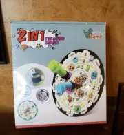 NEW Sealed TIS-TEC 2 in 1 Throwing SOFT Dart Target, Children and Adult Game -