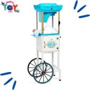 Snow Cone Shaved Ice Machine-Retro Cart Slushie Machine Makes 48 Icy Treats, New