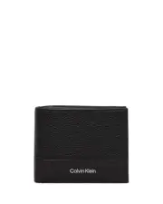 Calvin Klein Men's Leather Wallet Black - Wallets -Size One Size