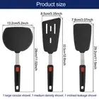 Silicone Cooking Utensils Rubber Spatula Kit Sturdy Large Silicone Spatula CavyN