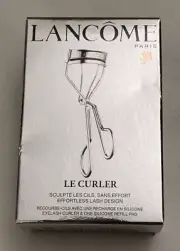 Lancome LE CURLER Eyelash Curler & One Silicone Refill Pad , New In Box