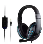 Gaming Headset Headphone with Microphone Volume Wired for PS4 PS5 XBOX SWITCH