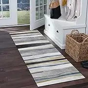 Runner Carpet 60x250cm - Modern Hallway Runner Rug with Non Slip Backing，Washable Corridor Lounge Entrance Door Kitchen Short Mats 70x500cm 80x450cm(2ft×11.5ft/60×350cm)