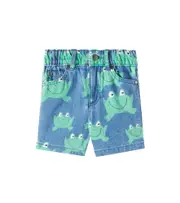 [Stella McCartney Kids] Stella McCartney Kids Baby printed denim shorts M 3 blue