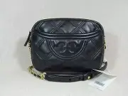 NEW Tory Burch Black Fleming Soft Small Camera Bag $398