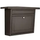 2427RZ-10 Frank Lloyd Wright Collection Beachy Wall Mount Mailbox, Medium, Ru...