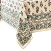 Elrene Home Fashions Nomad Harvest Block Print Rectangle Tablecloth