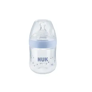 【NUK原廠直營賣場】【德國NUK】自然母感PP奶瓶150ml-附1號中圓洞矽膠奶嘴0m+