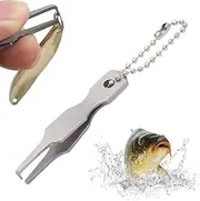 Split Pliers,420 Stainless Steel Hook Remover | Split Tool, Outdoor Fishing Gear, Saltwater Fishing Pliers for Opening Split Rings