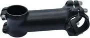 yuksok Bike Stem Handlebar Stem,Lightweight Easy Installation Versatile 1.65inch Installation Depth Replacement Accessories Black