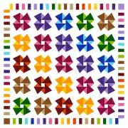ORIGAMI - 85" x 85" - Pre-cut Patchwork Quilt Kit by Quilt-Addicts Queen