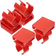Sosoport Aquarium Light Bracket Cup Clips for Led Submersible Lights Easy Install Sturdy Abs Underwater Stick Strips 4pcs Set