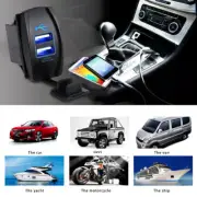12V Dual USB Car Charger Cigarette Lighter Socket Splitter Power Adapter Outlet