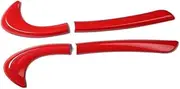 ATATNK Compatible for MINI ONE Cooper S JCW F56 F57 Car Door Trim Strip Cover Decorative Sticker Car Interior Modification Accessories(Red-A)