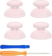 eXtremeRate 2 Pairs Cherry Blossoms Pink Replacement Thumbsticks for PS5 Controller, Custom Analog Stick Joystick Compatible with PS5, for PS4 All Model Controllers Universal - Controller NOT Included