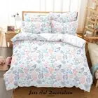 3D Coral Fish Conch Pattern Quilt Cover Set Bedding Sets Pillowcases Queen