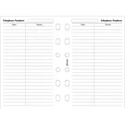 Address Book - Pocket Name & Telephone Number