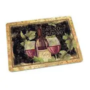 Lang Kitchen GLASS Gilded Wine Chopping Board Surface Saver